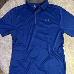 Under Armour Men's Vibrant Blue Polo